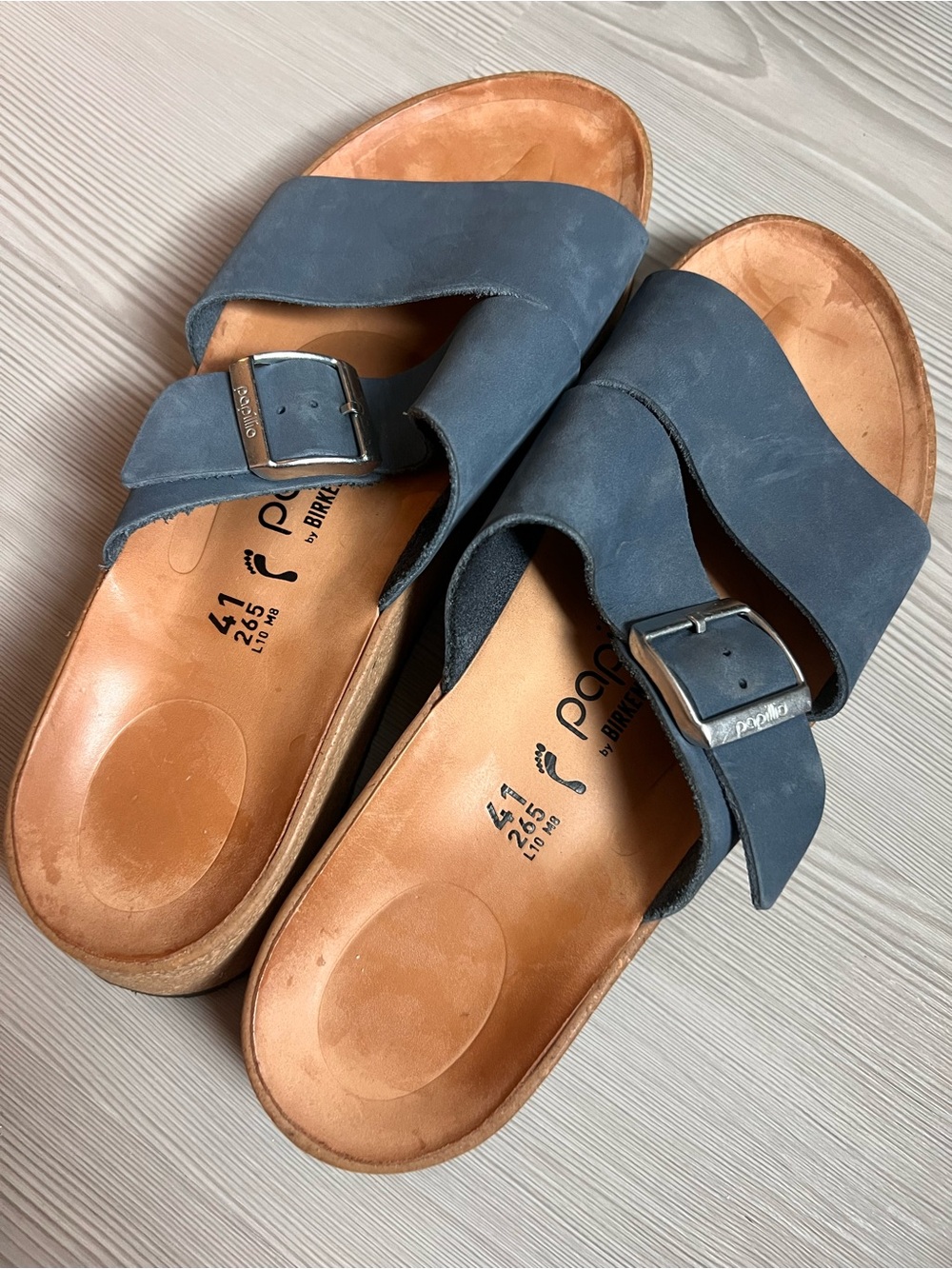 Papillio by Birkenstocks wedge slide sandals